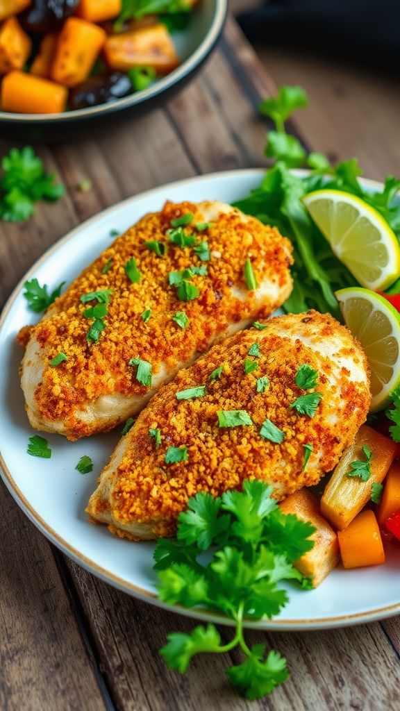 Zesty Chipotle Crusted Chicken Breasts