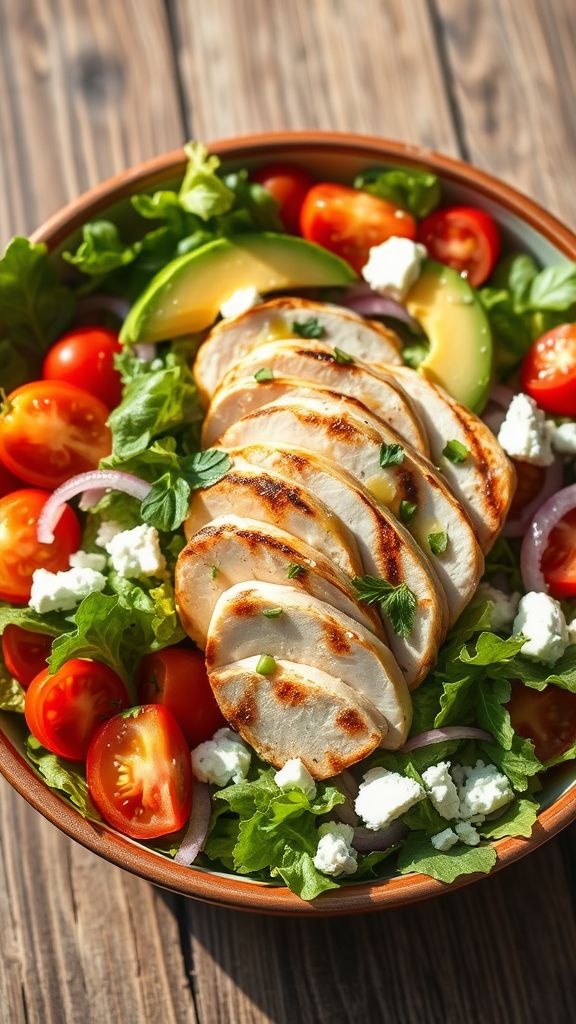 Zesty Citrus Grilled Chicken Salad