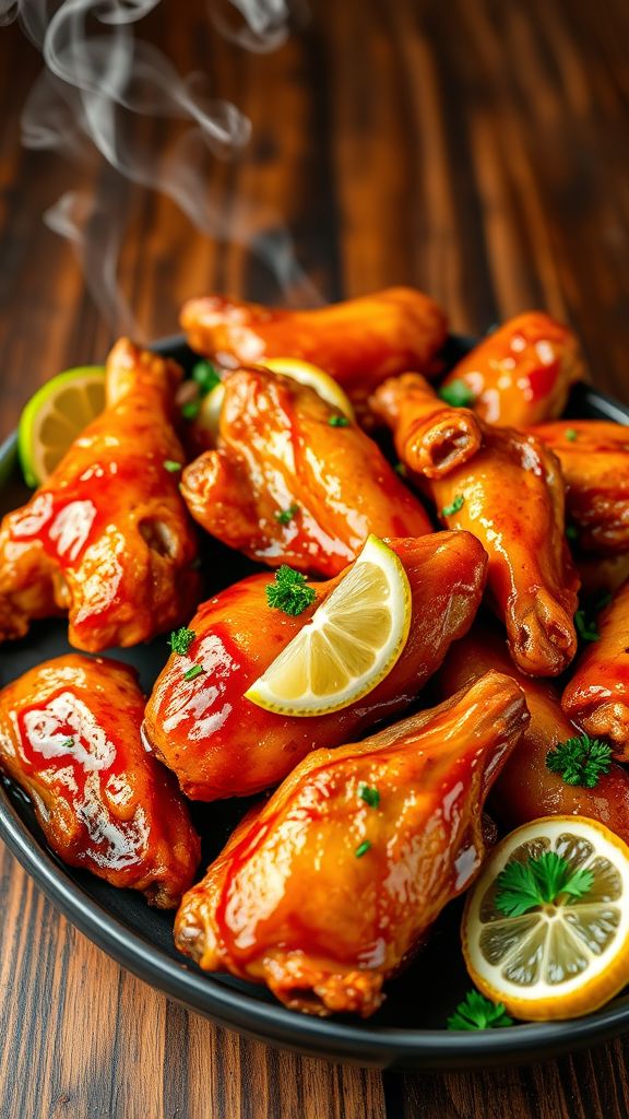 Zesty Citrus Smoked Chicken Wings