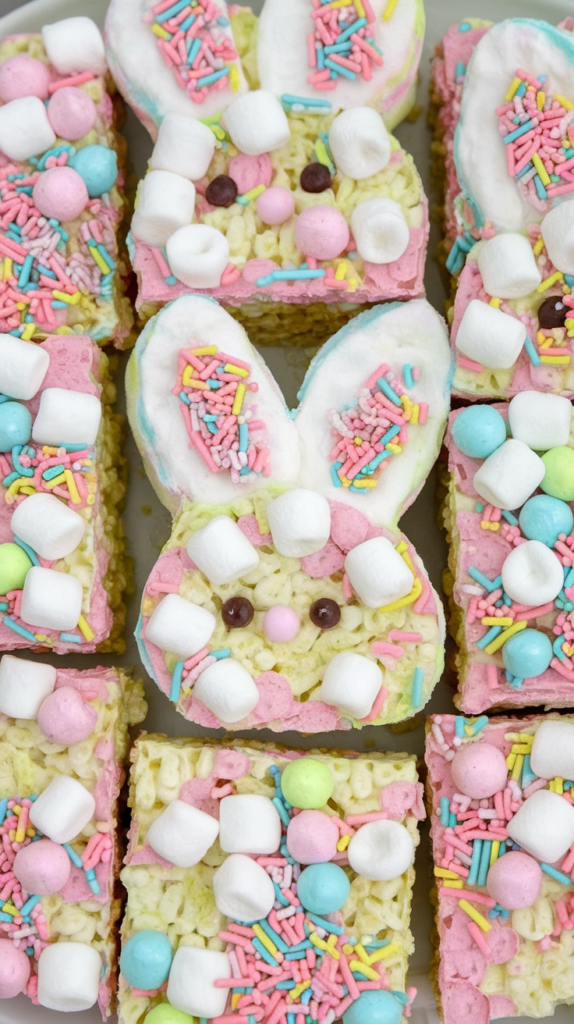 Fluffy Bunny Marshmallow Bars