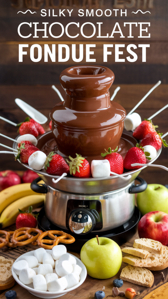 Silky Smooth Chocolate Fondue Fest