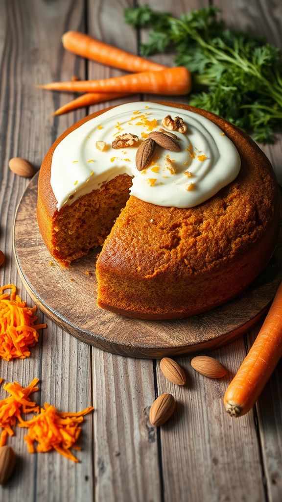 Almond Flour Carrot Cake