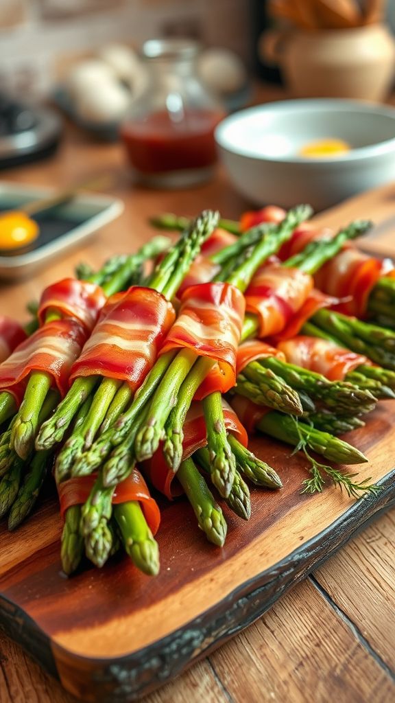 Bacon-Wrapped Asparagus Bundles