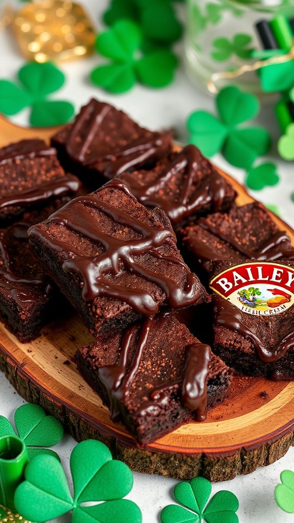 Bailey's Irish Cream Brownies