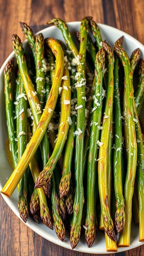 Baked Garlic Parmesan Asparagus  