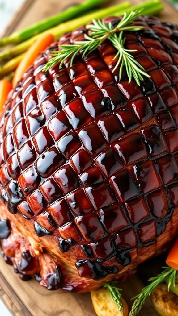 Balsamic Honey Glazed Easter Ham