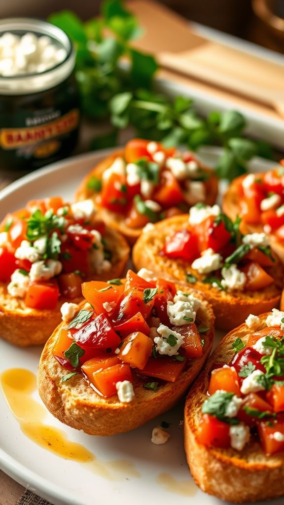 Blarney Stone Bruschetta  