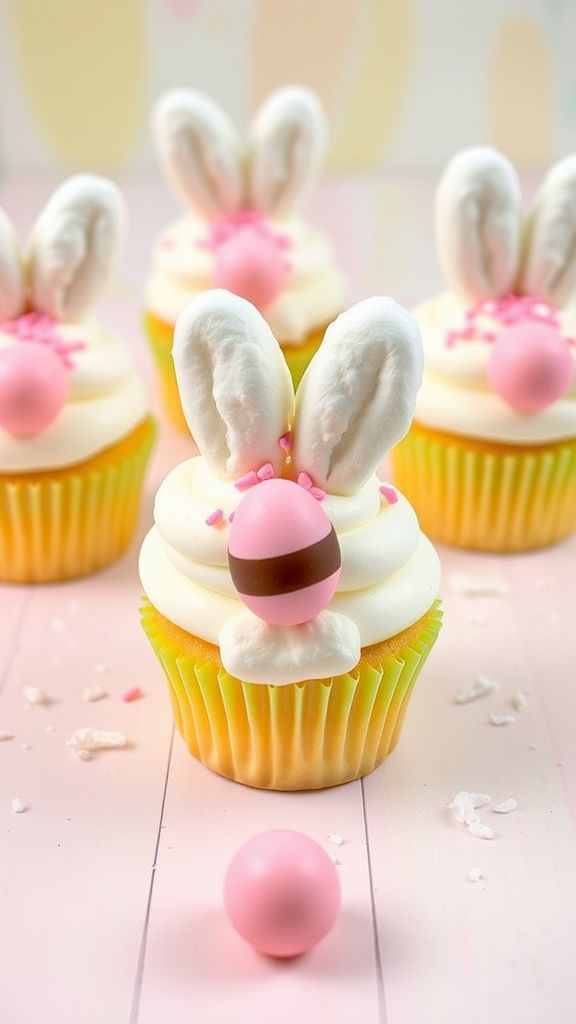 Bunny Butt Cupcakes  