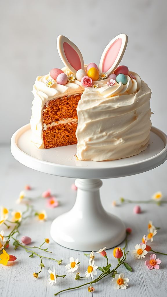 Bunny Hop Carrot Cake  