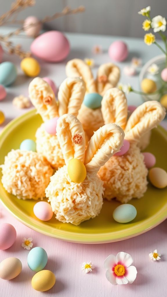 Bunny Tail Rice Krispie Treats  