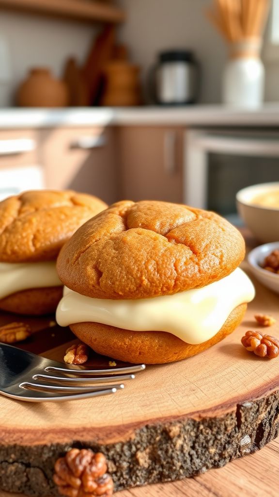 Carrot Cake Whoopie Pies  