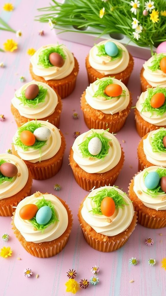 Carrot Patch Cupcakes  