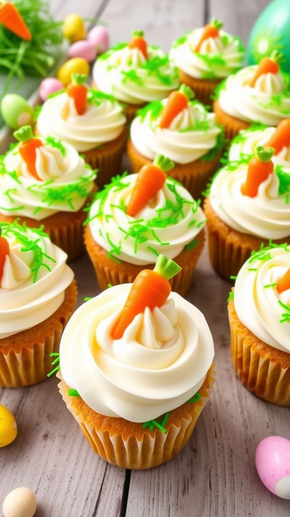 Carrot Patch Delight Cupcakes