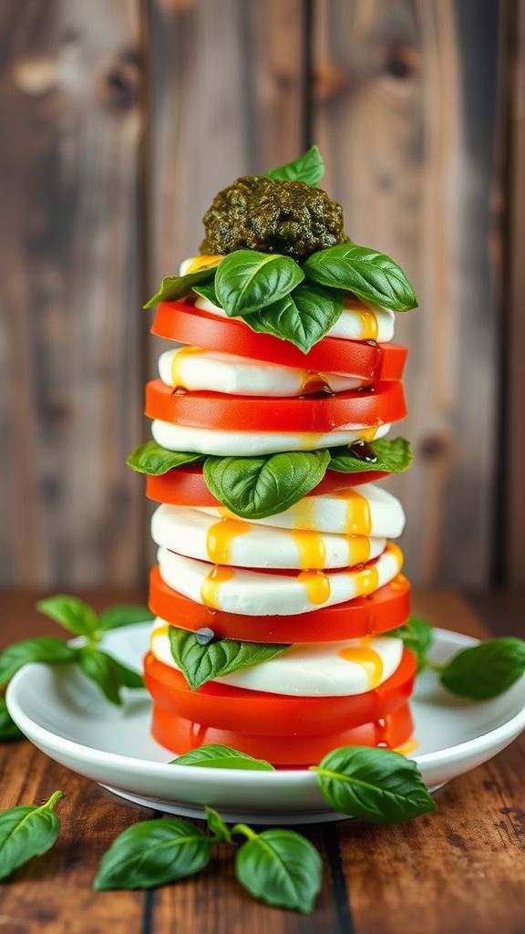 Celtic Caprese Salad Stacks  