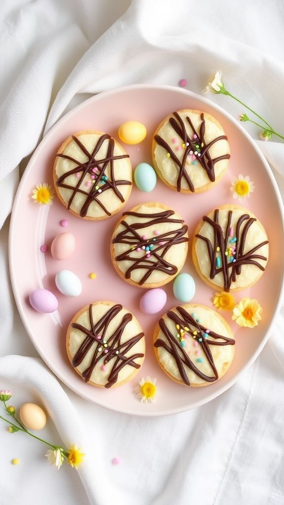 Cheesecake Stuffed Easter Egg Cookies  