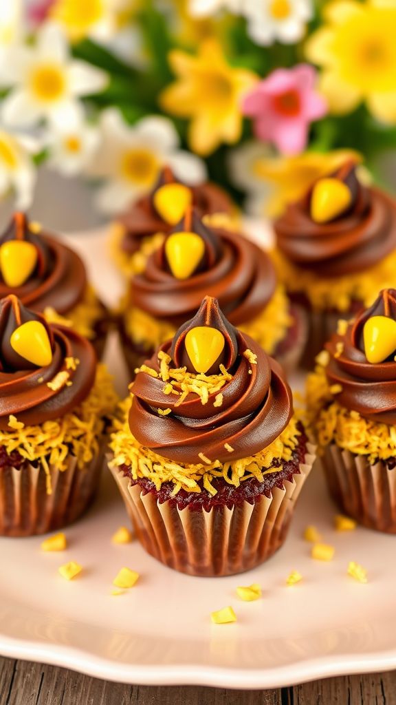 Chocolate Chick Cupcakes