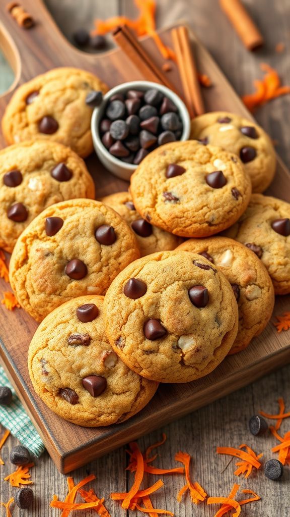 Chocolate Chip Carrot Cookies  