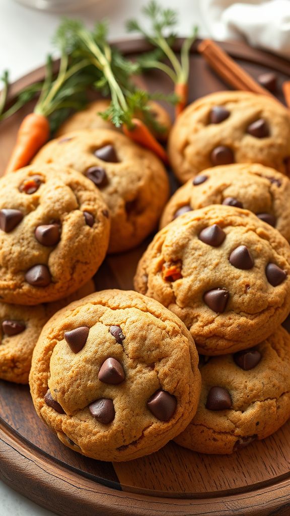 Chocolate Chip Carrot Cookies  