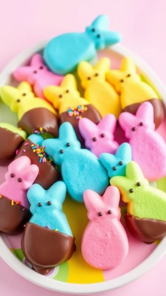 Chocolate Dipped Peeps  