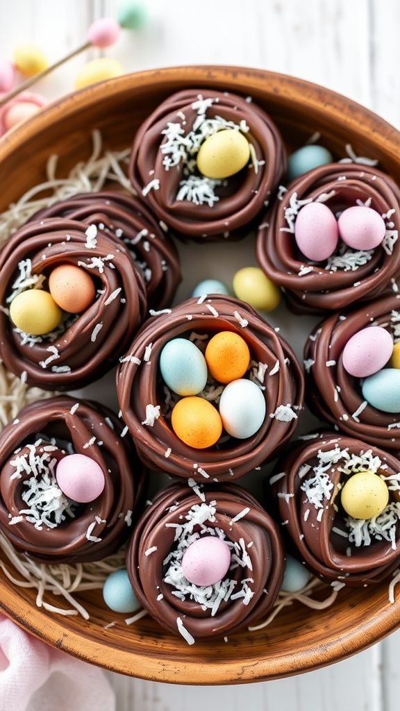 Chocolate Egg Nests  