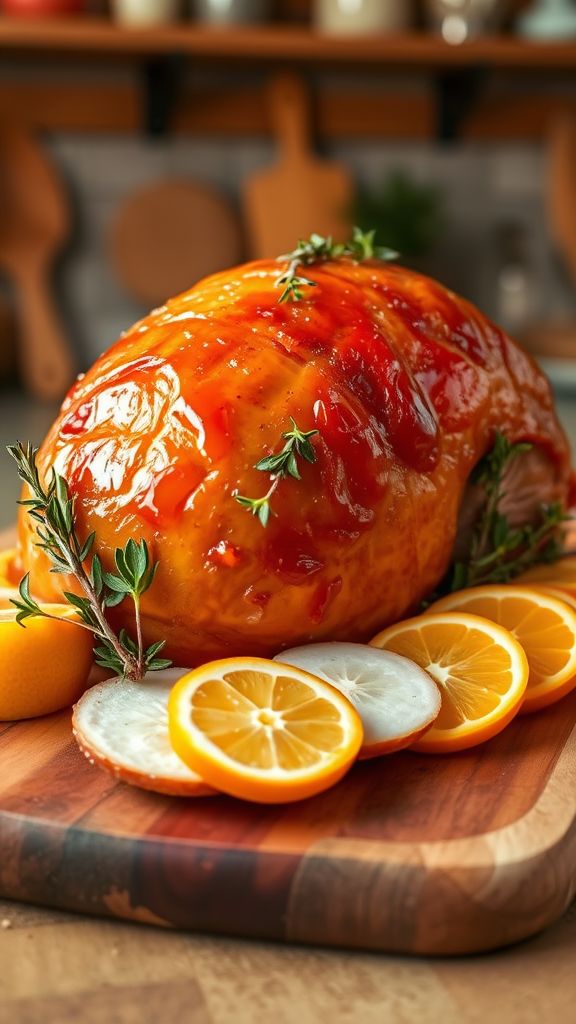 Citrus and Thyme Roasted Ham