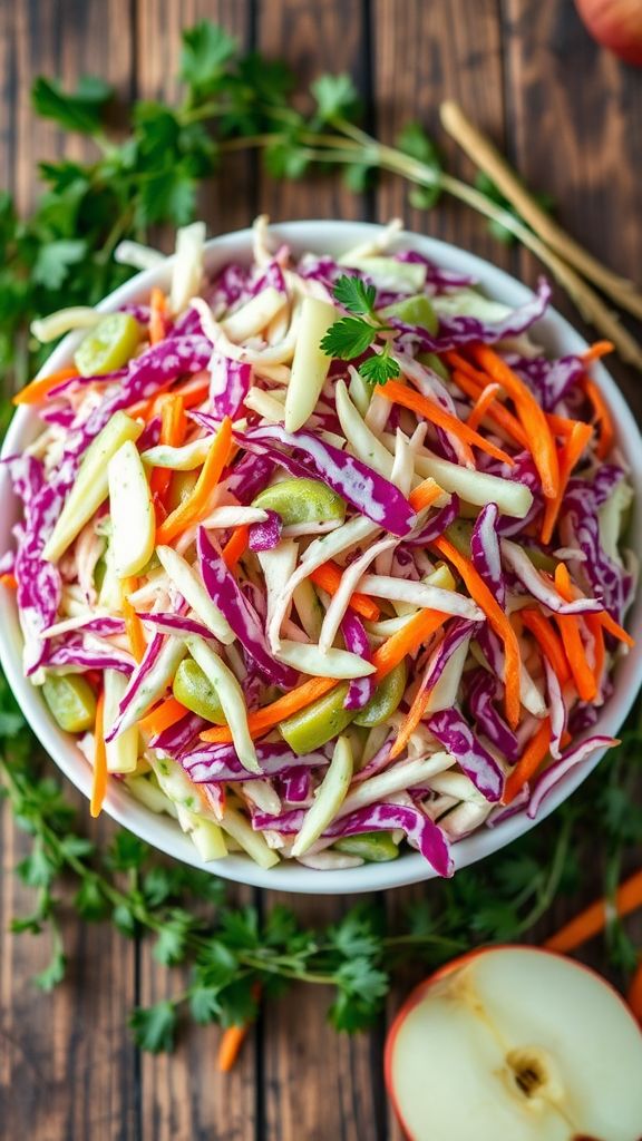 Classic Coleslaw with Apple  