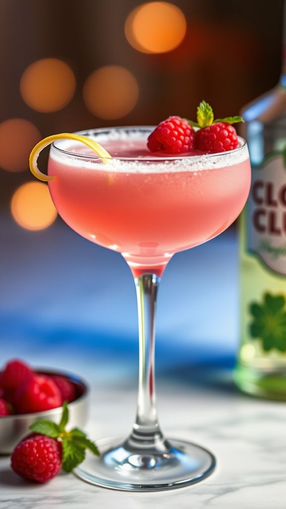 Clover Club Fizz  