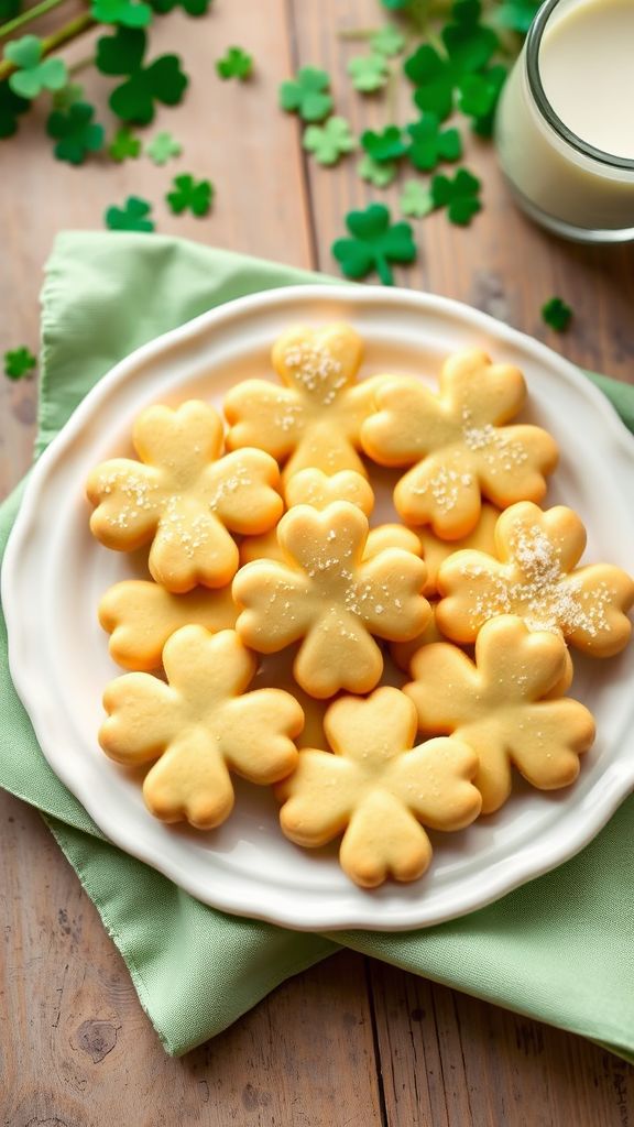 Clover Leaf Butter Cookies  