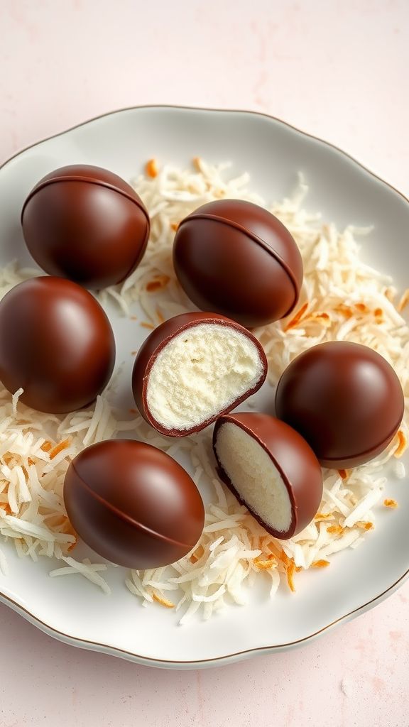 Coconut Cream Egg Delights  