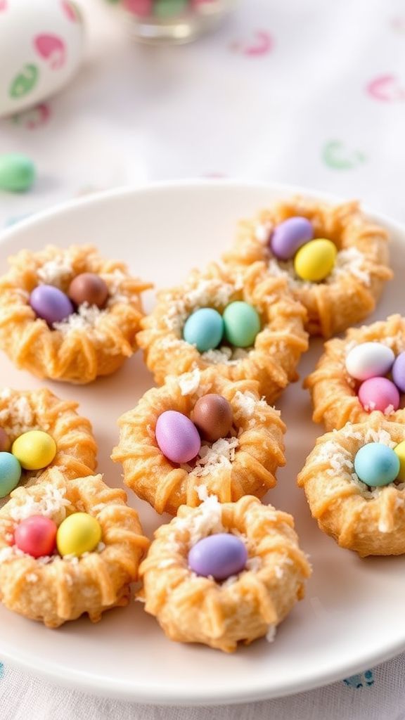 Coconut Macaroon Nests  