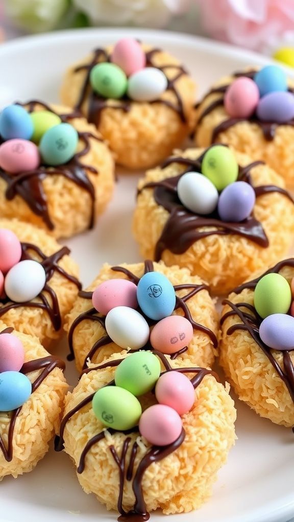 Coconut Macaroon Nests  