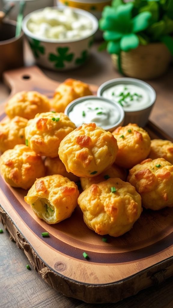 Colcannon Potato Puffs  