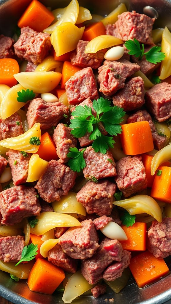 Corned Beef and Cabbage Skillet