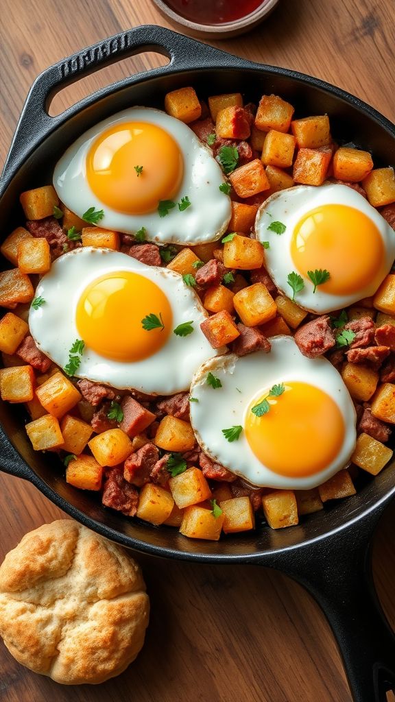 Corned Beef Hash Breakfast Skillet