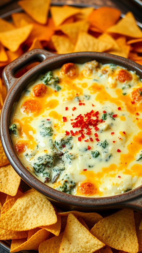 Creamy Spinach and Artichoke Dip  