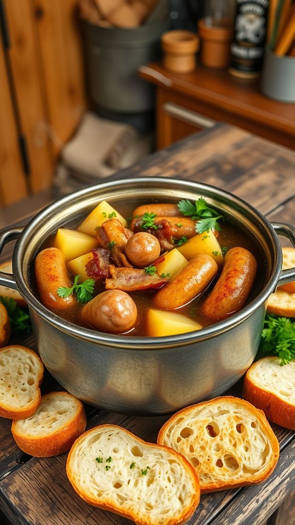 Dublin Coddle: Hearty Sausage and Potato Stew  