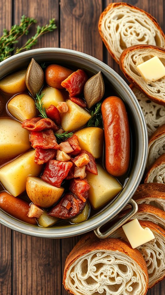 Dublin Coddle with Rustic Bread