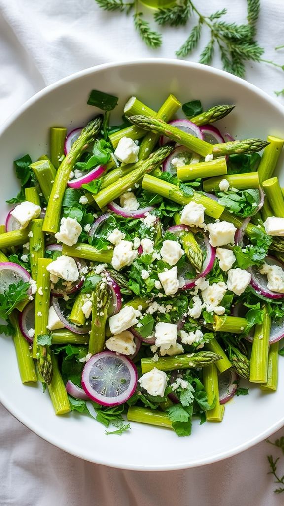 Fresh Herb and Asparagus Salad  