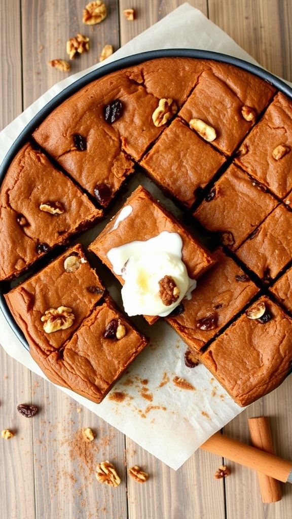 Gluten-Free Carrot Cake Brownies  