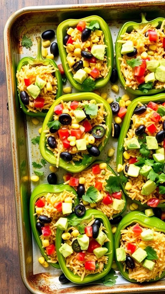 Green Bell Pepper Nachos