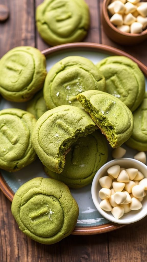 Green Tea Matcha Cookies  