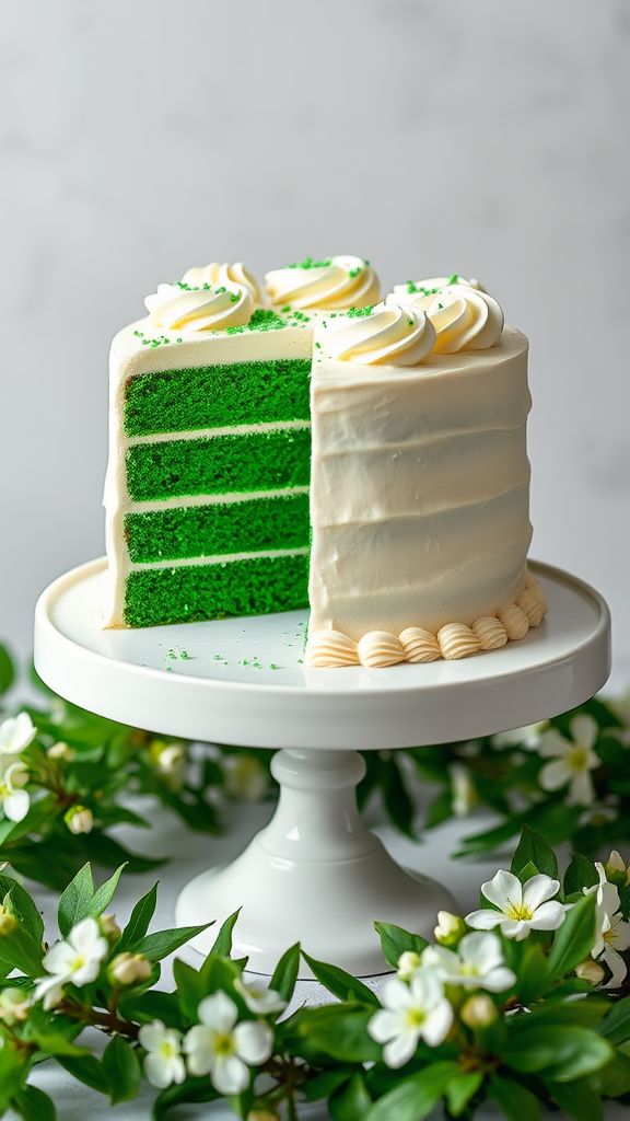 Green Velvet Cake