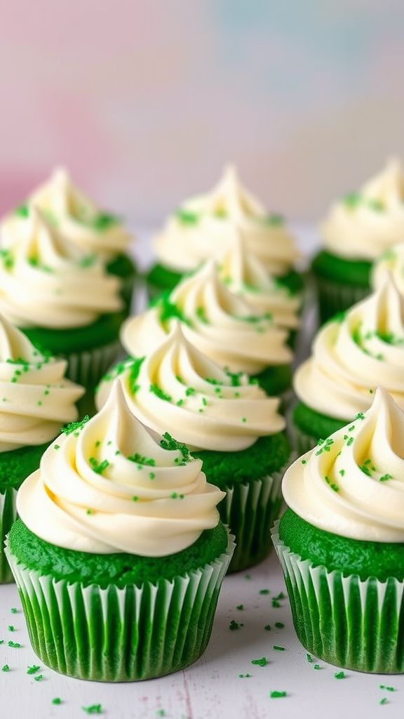 Green Velvet Cupcakes  