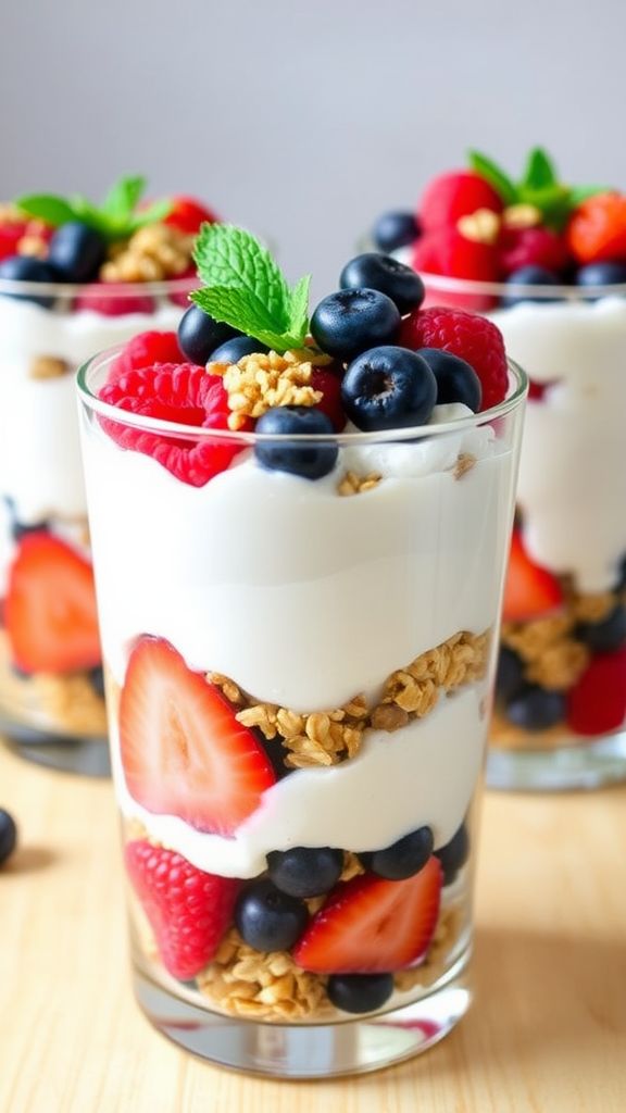 Healthy Irish Cream Parfait