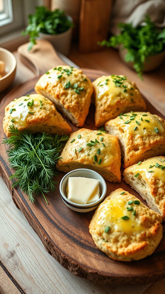 Herb and Cheese Scones  