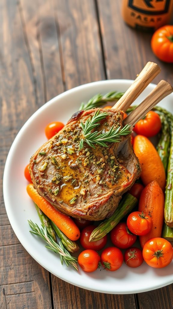 Herb-Crusted Rack of Lamb