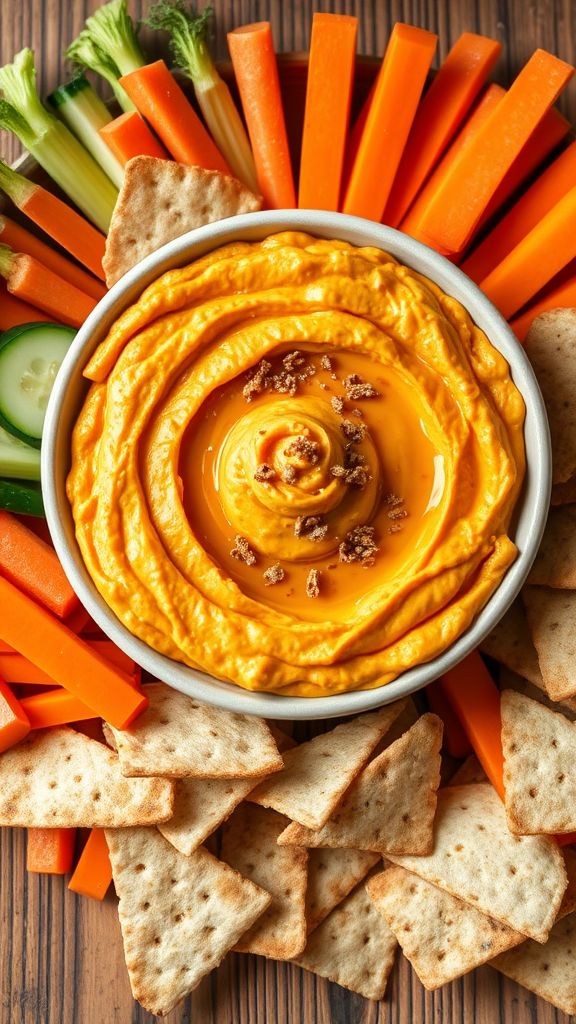 Honey Glazed Carrot Hummus