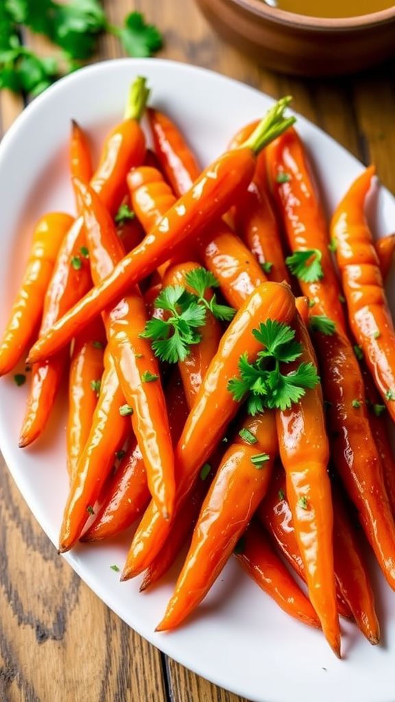 Honey Mustard Glazed Carrots  