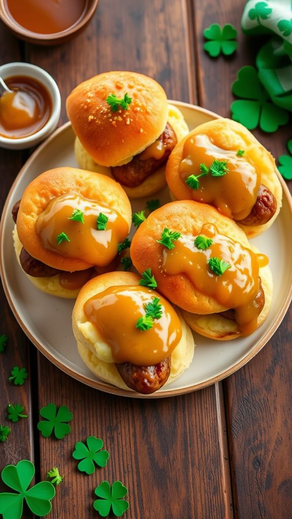 Irish Bangers and Mash Sliders