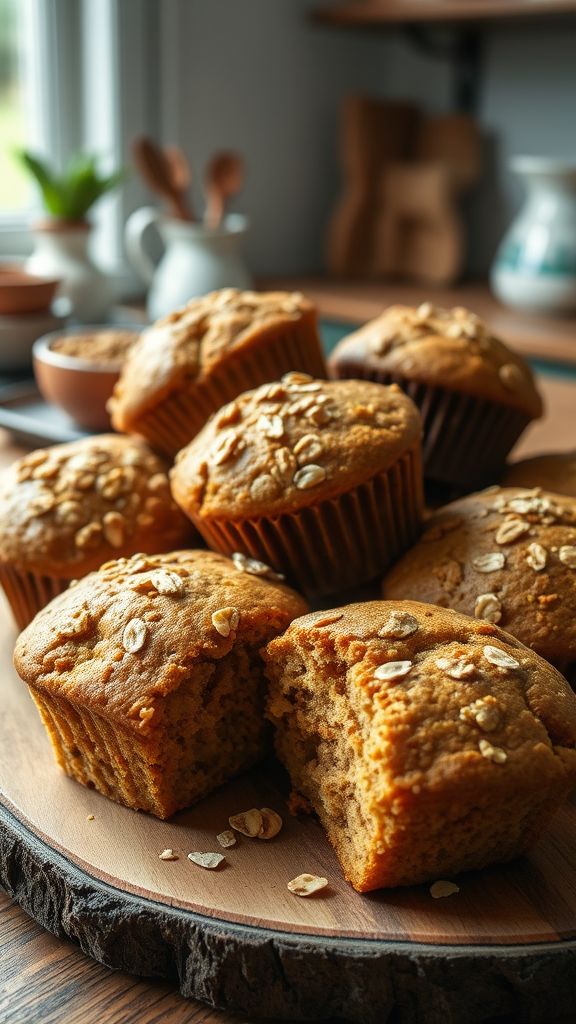 Irish Brown Bread Muffins